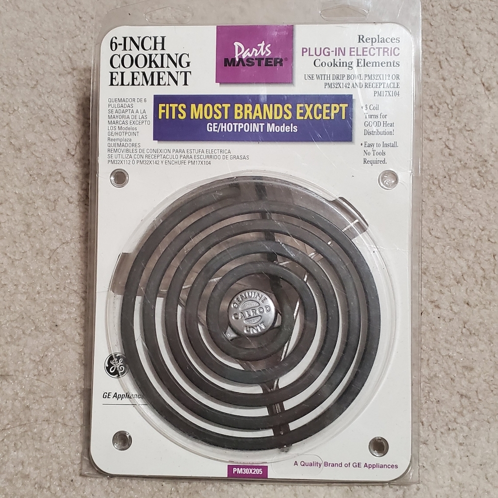 Parts Master 6 in Cooking Element